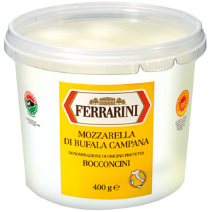 Ferrarini mozzarella di bufala Campana DOP, Bocconcini, 20 x 20 g
