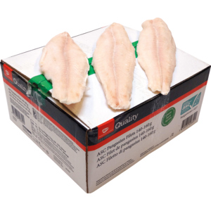 Quality ASC Pangasius Filet, tiefgekühlt, ca. 140 - 160 g, 3 kg Quality ASC Pangasius Filet, tiefgekühlt, ca. 140 - 160 g, 3 kg