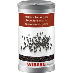Wiberg Pfeffer schwarz, ganz, 630 g Wiberg Pfeffer schwarz, ganz, 630 g