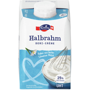 Emmi Halbrahm 25%, UHT, Stelo, 5 dl