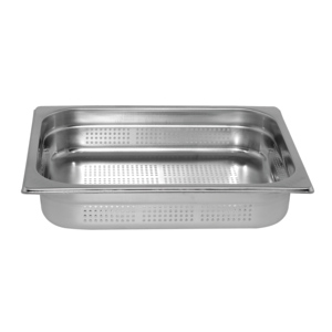 GN Schale gelocht 1/2 Inox 65 mm GN Schale gelocht 1/2 Inox 65 mm