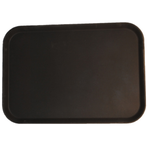 Stronghold Serviertablett Fiberglas 53 x 37 cm schwarz