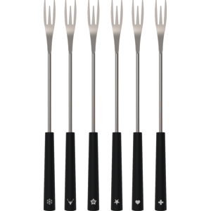 Fonduegabel black 2in1 Pack zu 6 Stück