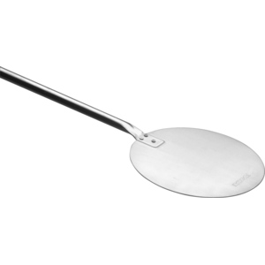 Pizzaschieber rund Inox 18 cm