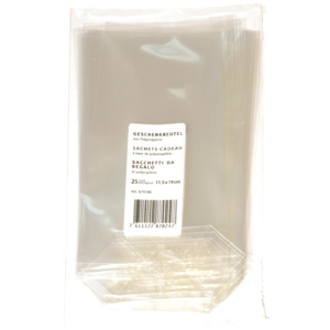 Cello Beutel 11,5 x 19 cm transparent Pack zu 25 Stück Cello Beutel 11,5 x 19 cm transparent Pack zu 25 Stück