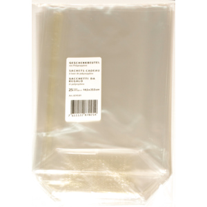 Cello Beutel 14,5 x 23,5 cm transparent Pack zu 25 Stück Cello Beutel 14,5 x 23,5 cm transparent Pack zu 25 Stück