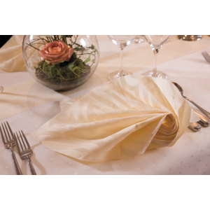 Duni Servietten Elegance, 40 x 40 cm, cream, 40 St
