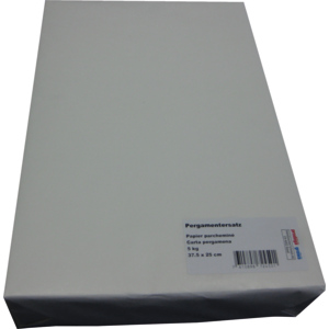 Pergamentersatz, 37,5 x 25 cm, Pack zu 5 kg Pergamentersatz, 37,5 x 25 cm, Pack zu 5 kg