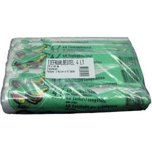 Tiefkühlbeutel 4 l, 270 x 400 mm, transparent, Pack zu 5 x 40 Beutel Tiefkühlbeutel 4 l, 270 x 400 mm, transparent, Pack zu 5 x 40 Beutel