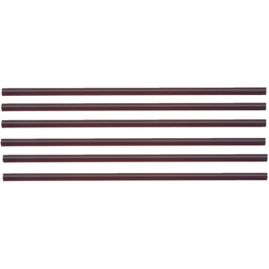 Papstar Trinkhalm Jumbo 25 cm, Ø 8 mm, schwarz, Karton zu 60 x 135 Stück