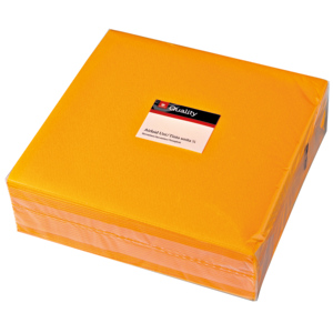 Quality Servietten Airlaid, 40 x 40 cm, orange, 50 St