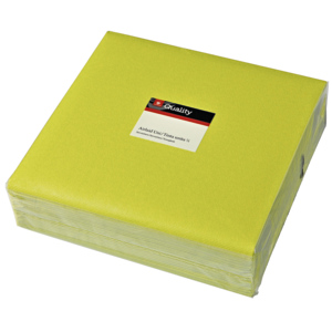 Quality Servietten Airlaid, 40 x 40 cm, kiwi, 50 St Quality Servietten Airlaid, 40 x 40 cm, kiwi, 50 St
