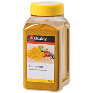 Quality Curry hot, 380 g Quality Curry hot, 380 g