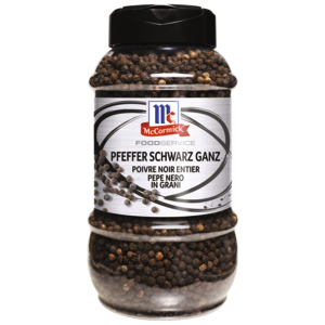 McCormick Pfeffer schwarz ganz, 460 g McCormick Pfeffer schwarz ganz, 460 g