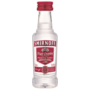 Smirnoff Vodka 40%, 12 x 5 cl
