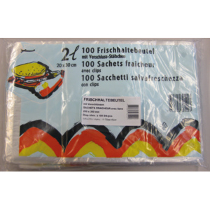 Frischhaltebeutel 20 x 30 cm Pack zu 10 x 100 Stück Frischhaltebeutel 20 x 30 cm Pack zu 10 x 100 Stück
