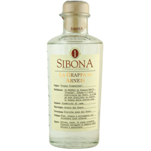 Sibona Grappa di Arneis 40%, 50 cl