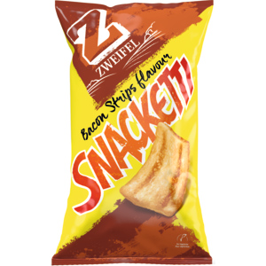 Zweifel Snacketti Bacon Strips, Beutel zu 75 g
