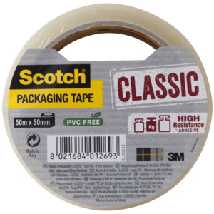 3M Scotch Packband, 50 m x 50 mm, transparent 3M Scotch Packband, 50 m x 50 mm, transparent
