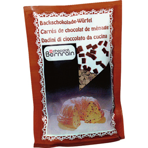 Bernrain Backschokoladenwürfel, 10 x 160 g