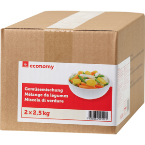 Economy Gemüsemischung TK, 2 x 2,5 kg Economy Gemüsemischung TK, 2 x 2,5 kg