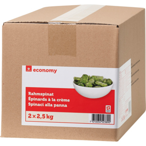 Economy Rahmspinat, SGA, TK, 2 x 2,5 kg Economy Rahmspinat, SGA, TK, 2 x 2,5 kg