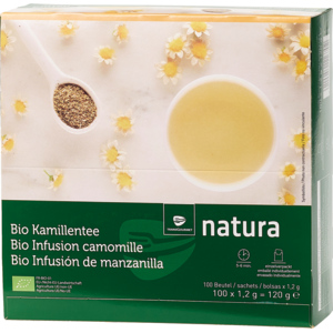 Natura Bio Kamillentee im Aromaschutzbeutel, 100 x 1,2 g