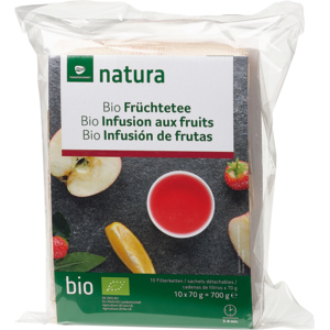 Natura Bio Früchtetee, Grossbeutel, 10 x 70 g Natura Bio Früchtetee, Grossbeutel, 10 x 70 g