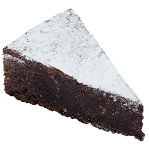 Deliciel Schokoladenkuchen, 2 x 10 Portionen geschnitten, tiefgekühlt, 2 x 1,06 kg