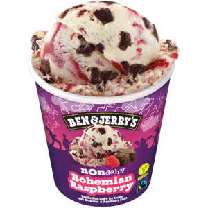 Ben & Jerry's Non Dairy Bohemian Raspberry, laktosefrei, 8 x 465 ml Ben & Jerry's Non Dairy Bohemian Raspberry, laktosefrei, 8 x 465 ml