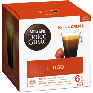 Nescafé Dolce Gusto Caffe Lungo, 16 Portionen, 128 g Nescafé Dolce Gusto Caffe Lungo, 16 Portionen, 128 g
