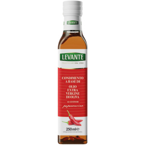 Levante Olivenöl extra vergine mit Peperoncino, 12 x 2.5 dl