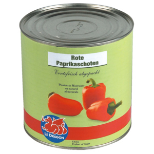 Le Dragon Paprikaschoten rot, 2,5 kg Le Dragon Paprikaschoten rot, 2,5 kg