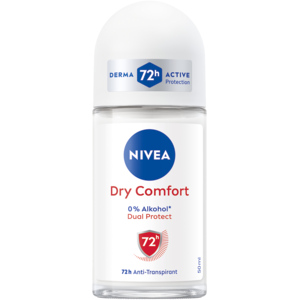 Nivea Deo Roll-on Dry, 2 x 50 ml
