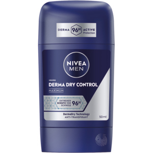 Nivea Deo Derma Dry Control Stick Male, 50 ml Nivea Deo Derma Dry Control Stick Male, 50 ml