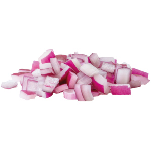 Zwiebeln rot gehackt 3 mm, 1 kg Zwiebeln rot gehackt 3 mm, 1 kg