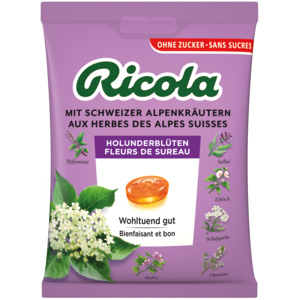 Ricola Holunderblüten ohne Zucker, 125 g