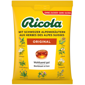 Ricola Original ohne Zucker, 125 g Ricola Original ohne Zucker, 125 g