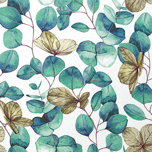 Homefashion Servietten Eucalyptus Leaves 33 x 33 cm 20 Stück Homefashion Servietten Eucalyptus Leaves 33 x 33 cm 20 Stück