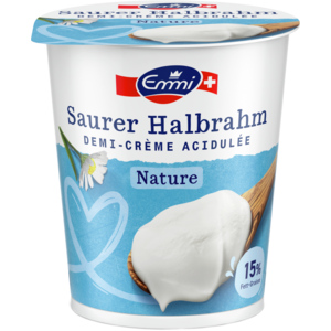 Emmi Saurer Halbrahm 15%, pasteurisiert, 180 g