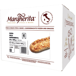Pizza Pala Margherita, handgemacht, tiefgekühlt, 4 x 6 x 180 g
