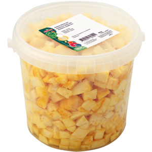Ananas Würfel fein, 4 kg