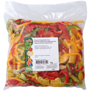 Peperoni farbig Streifen, 5 mm, 1 kg