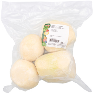 Rüebkohl/Kohlraben ganz, geschält, 3 kg Rüebkohl/Kohlraben ganz, geschält, 3 kg