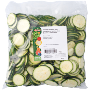 Zucchetti Scheiben, 5 mm, 1 kg Zucchetti Scheiben, 5 mm, 1 kg