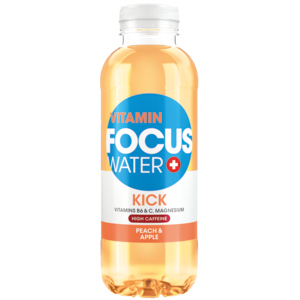 FOCUSWATER KICK Pfirsich & Apfel 50cl PET