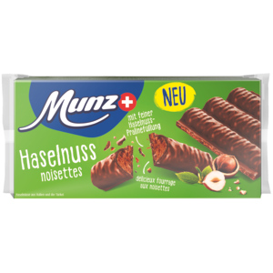 Munz Tafel Haselnuss, 3 x 100 g