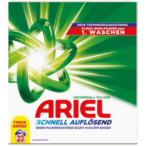 Ariel Vollwaschmittel, 23 Waschgänge Ariel Vollwaschmittel, 23 Waschgänge