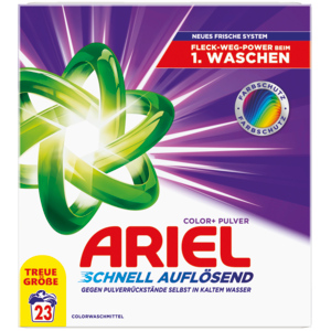 Ariel Vollwaschmittel Color, 23 Waschgänge