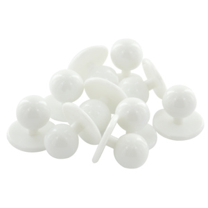 Workfashion Steckknöpfe weiss Pack zu 10 Stück Workfashion Steckknöpfe weiss Pack zu 10 Stück